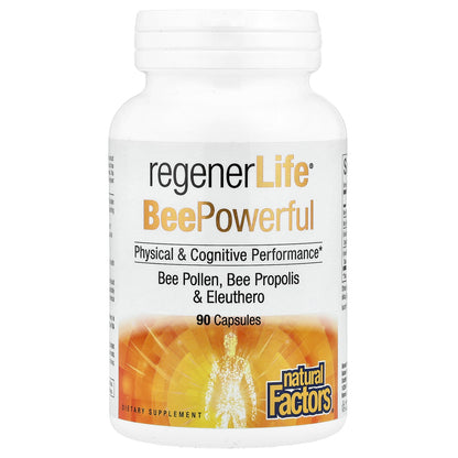 Natural Factors, RegenerLife®, BeePowerful, 90 Capsules