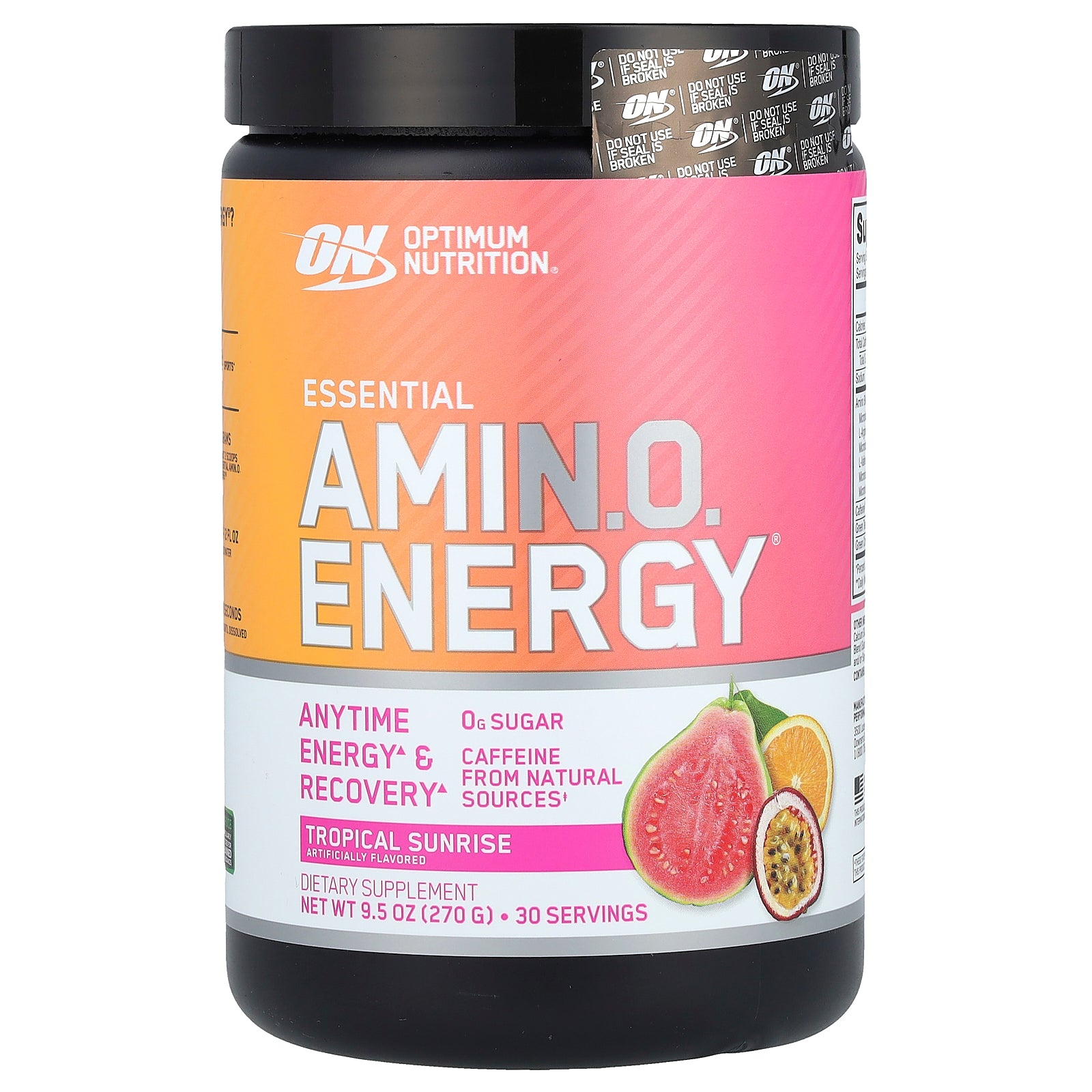 Optimum Nutrition, Essential Amin.o. Energy, Tropical Sunrise, 9.5 oz (270 g)