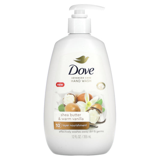 Dove, Advanced Care Hand Wash, Shea Butter & Warm Vanilla, 12 fl oz (355 ml)