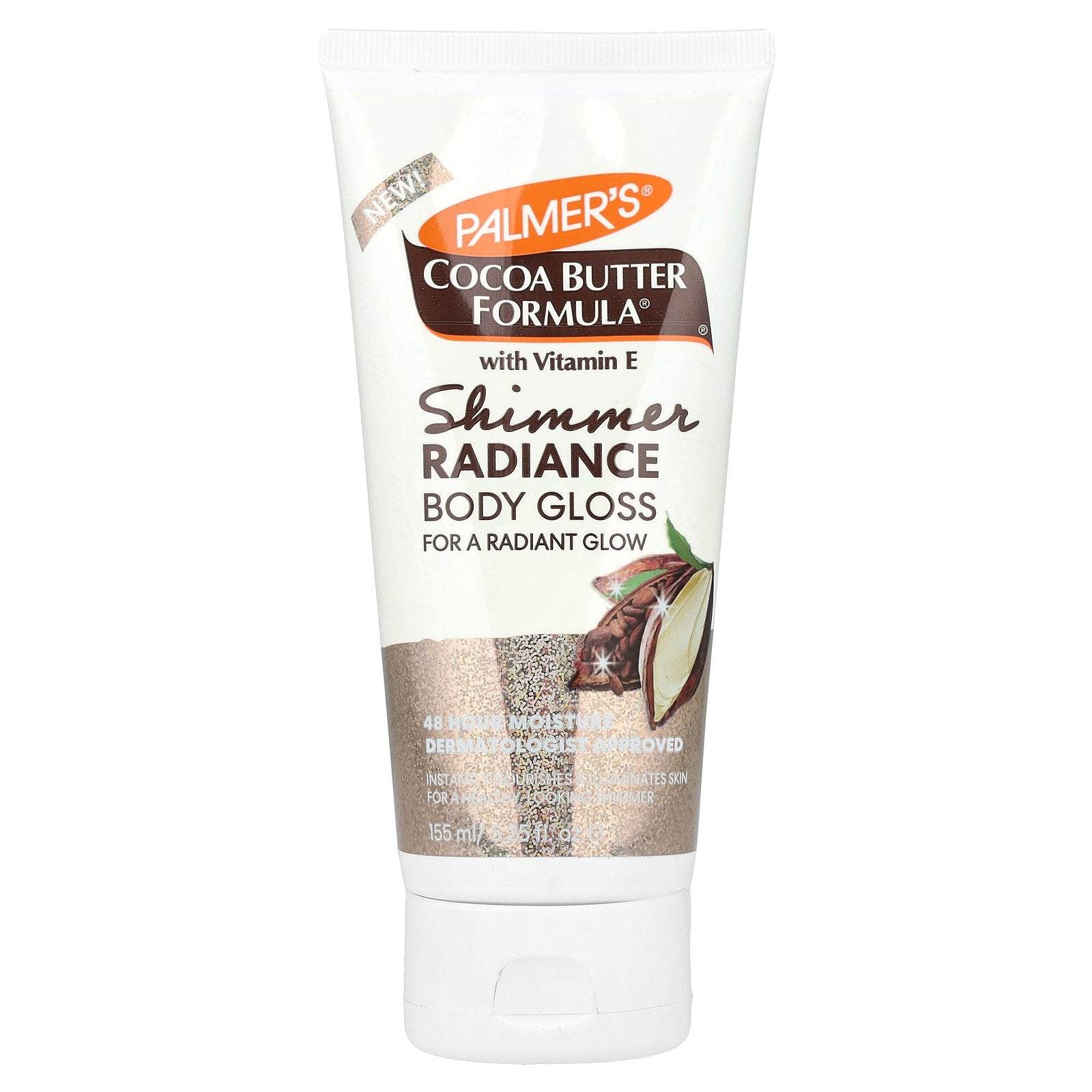 Palmer's, Cocoa Butter Formula® with Vitamin E, Shimmer Radiance Body Gloss, 5.25 fl oz (155 ml)