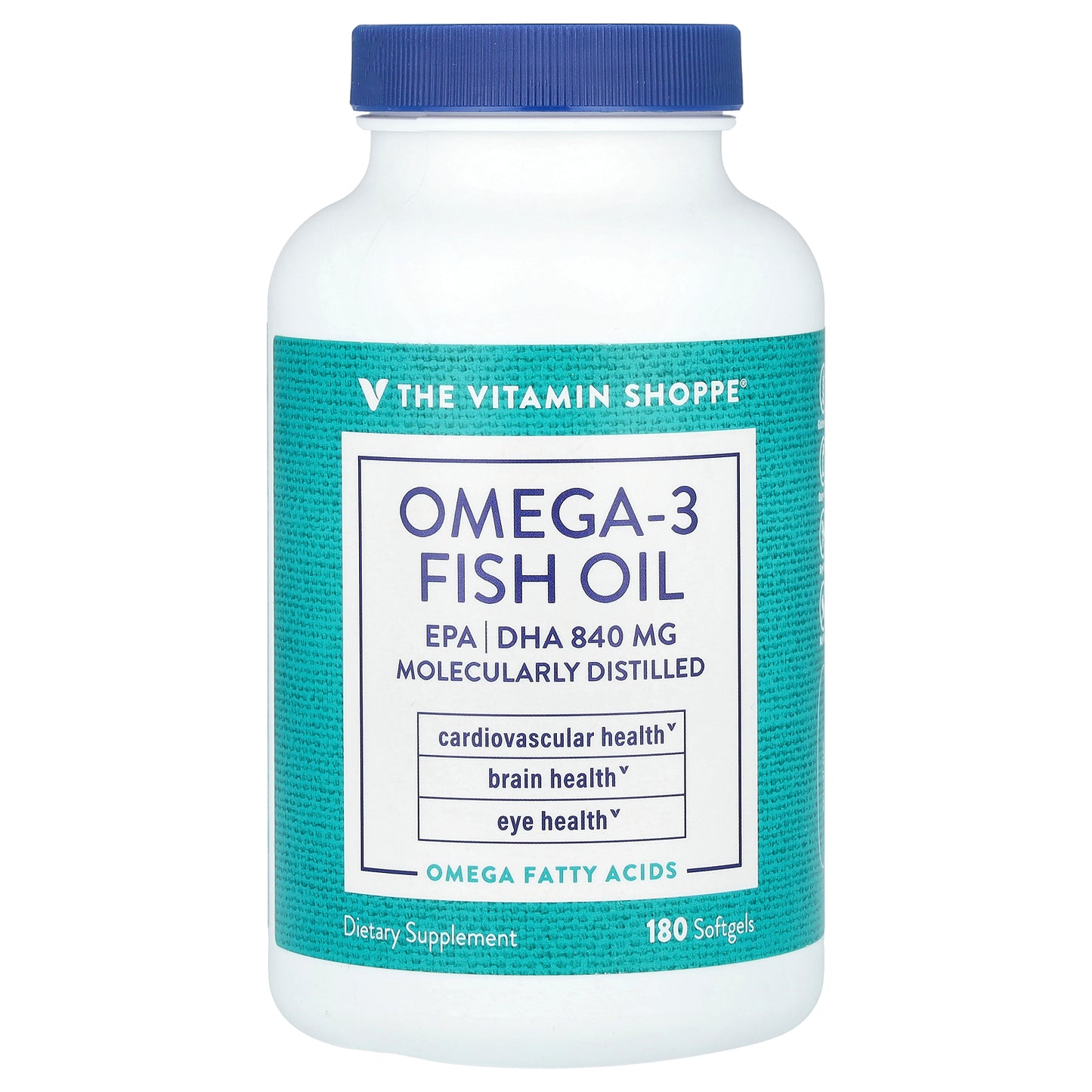 The Vitamin Shoppe, Omega-3 Fish Oil, 1,200 mg, 180 Softgels