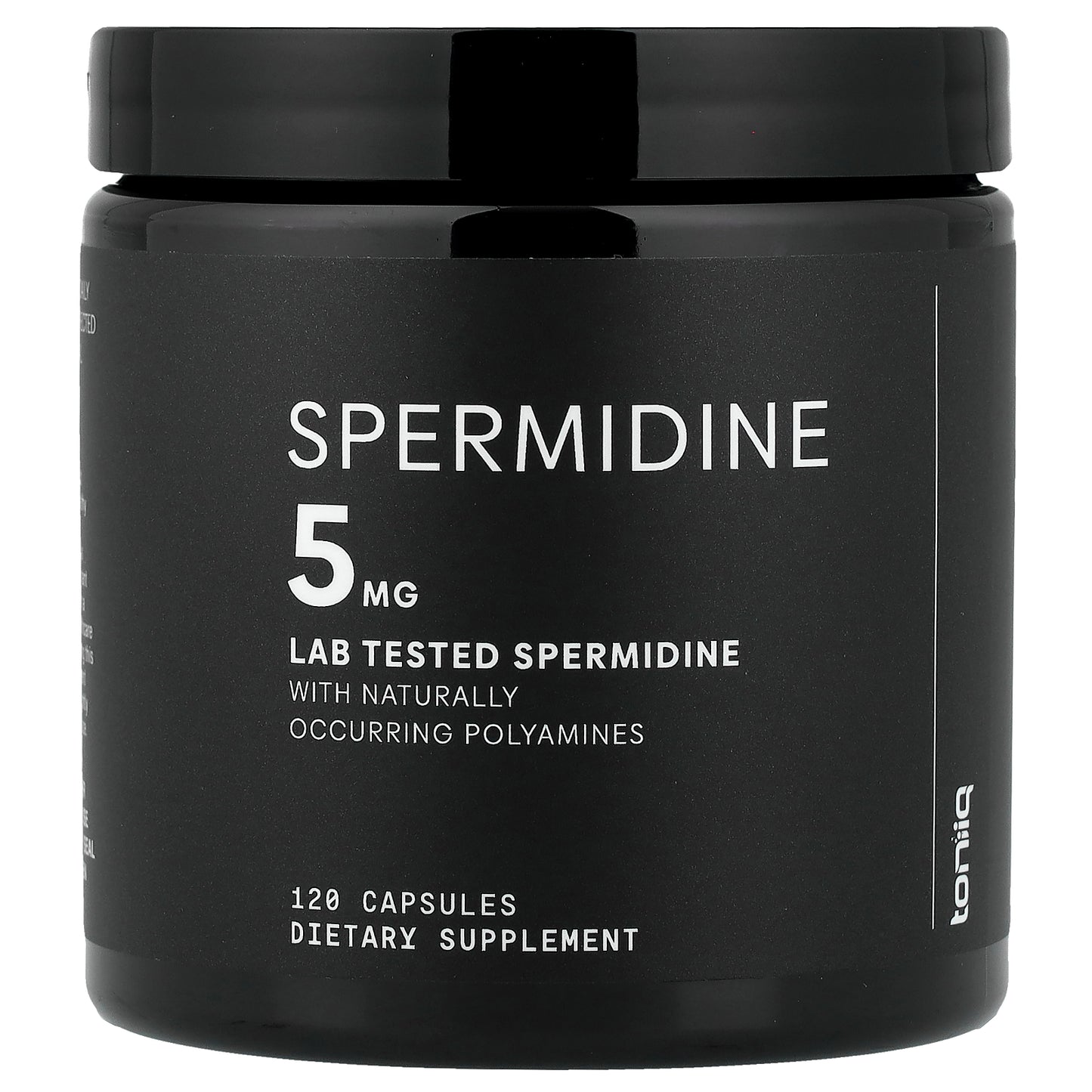 Toniiq, Spermidine, 120 Capsules, (2.5 mg per Capsule)