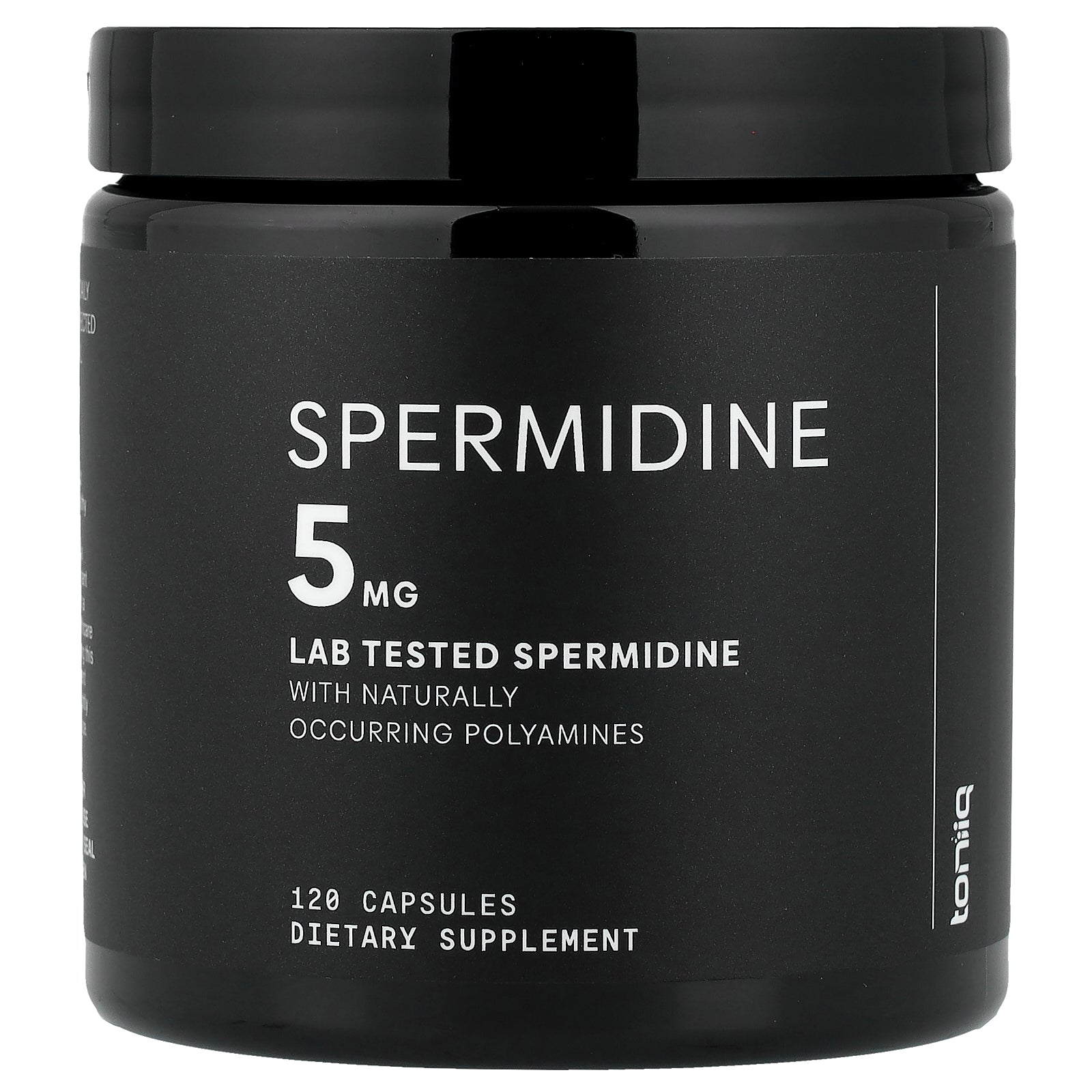 Toniiq, Spermidine, 120 Capsules, (2.5 mg per Capsule)
