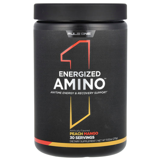 Rule One Proteins, Energized Amino, Peach Mango, 9.52 oz (270 g)