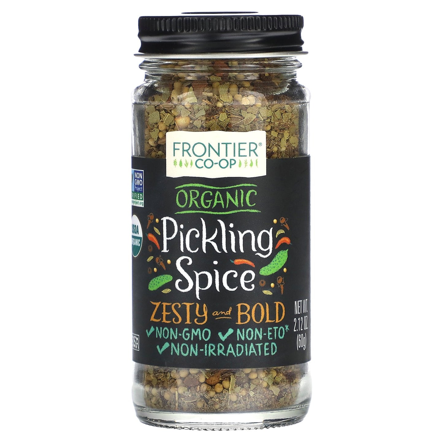 Frontier Co-op, Organic Pickling Spice, 2.12 oz (60 g)