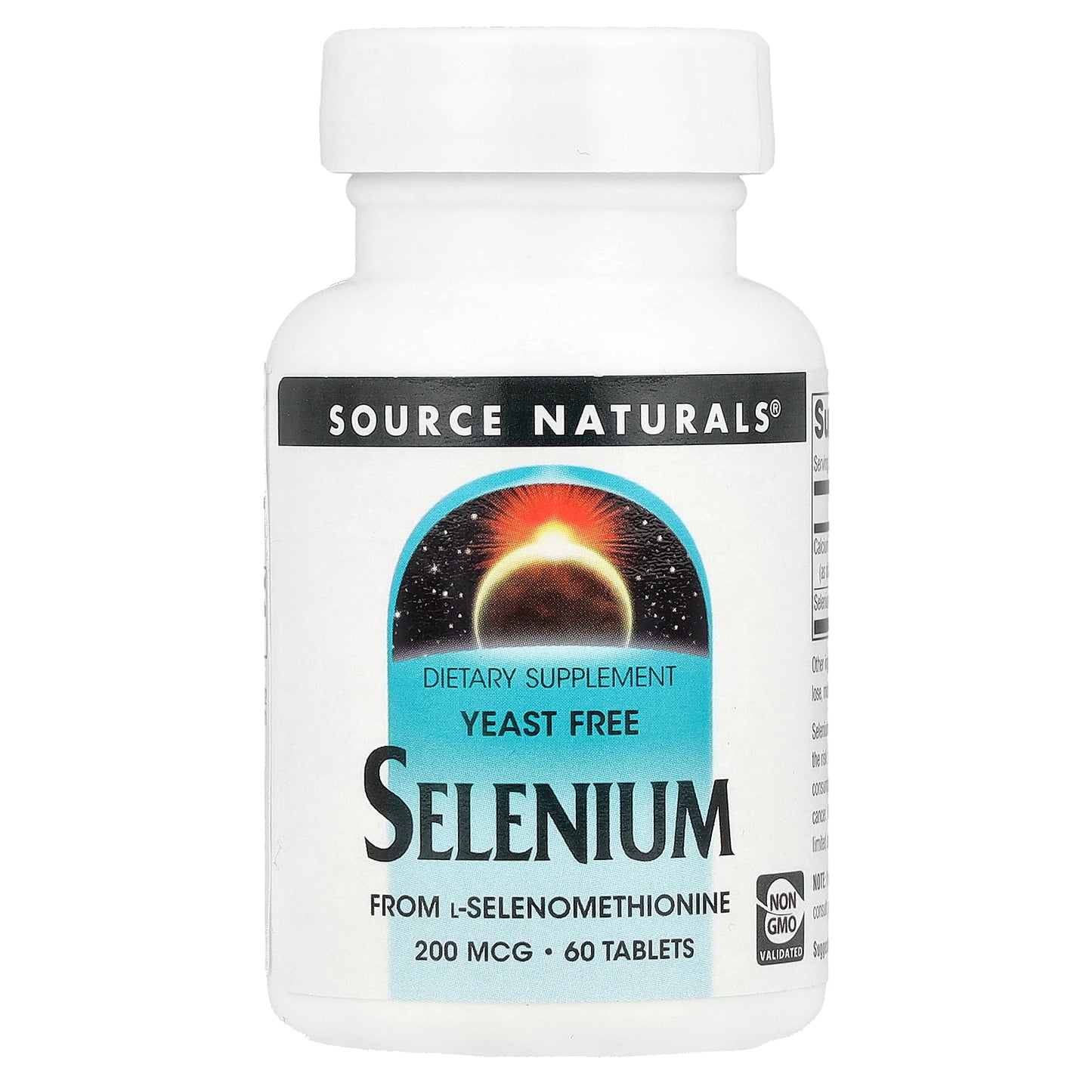 Source Naturals, Selenium, Yeast Free, 200 mcg, 60 Tablets