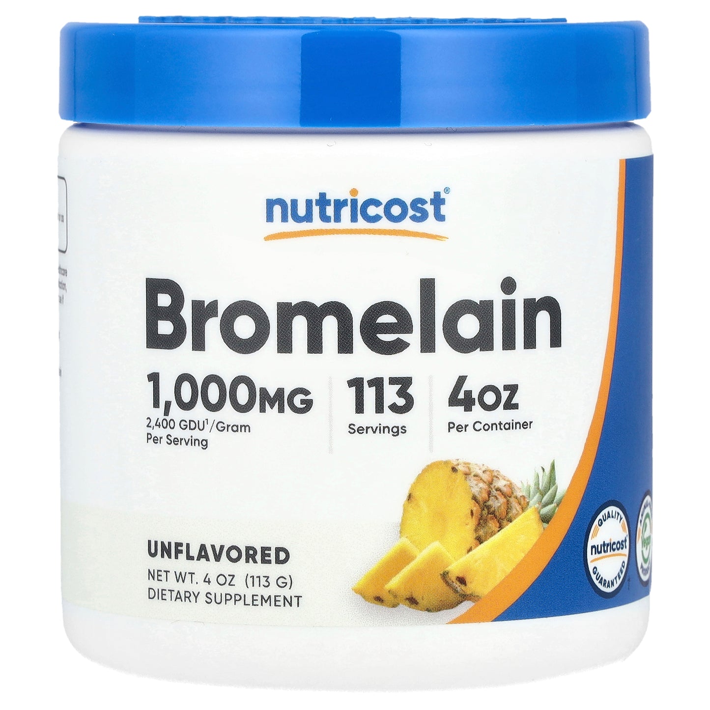Nutricost, Bromelain, Unflavored , 4 oz (113 g)