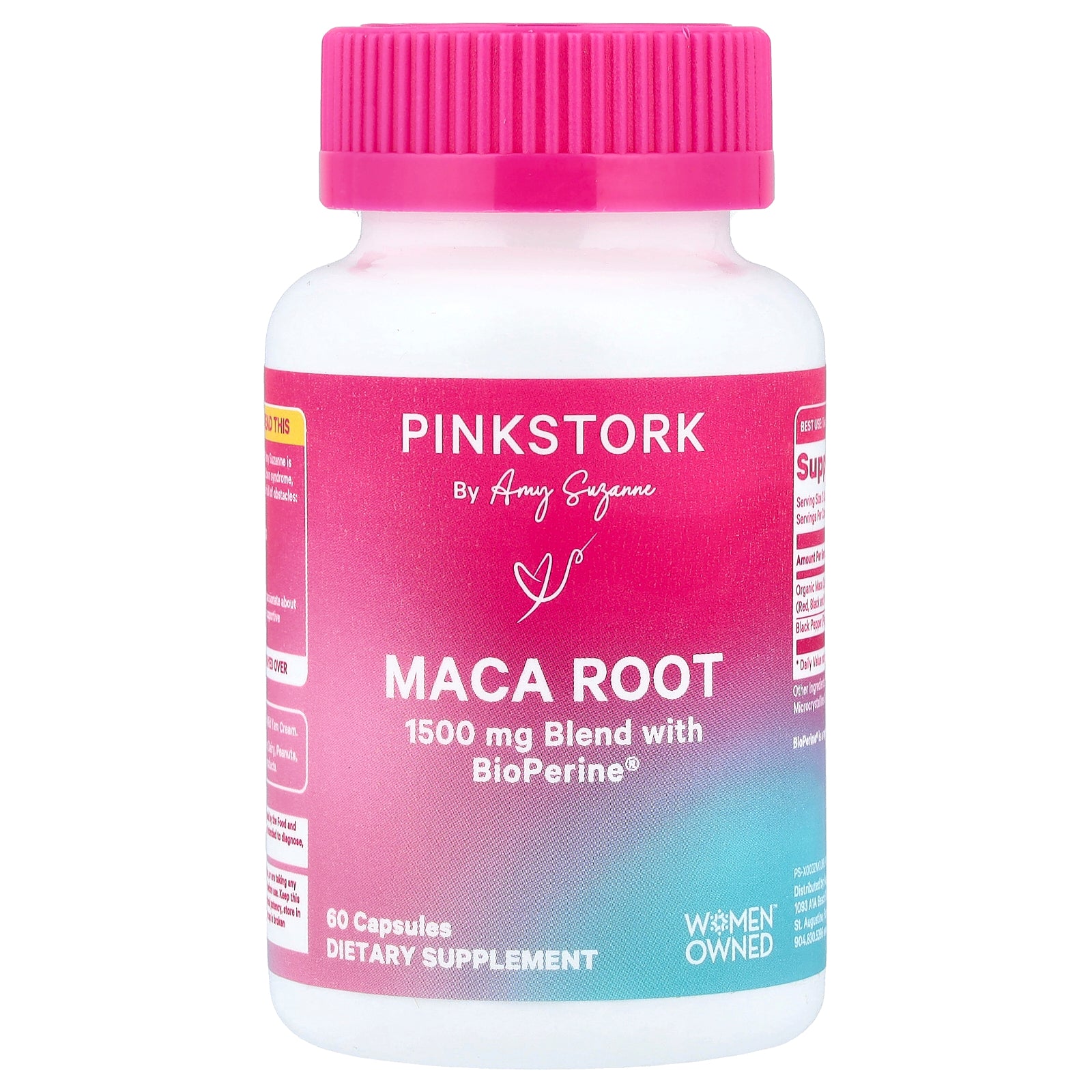 Pink Stork, Maca Root, 60 Capsules