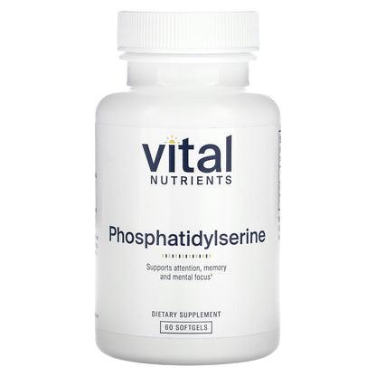 Vital Nutrients, Phosphatidylserine, 60 Softgels (150 mg per Softgel)