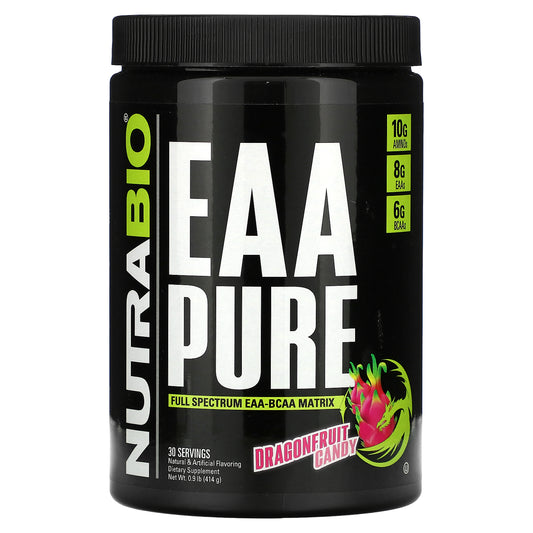 NutraBio, EAA Pure, Dragonfruit Candy, 0.9 lb (414 g)