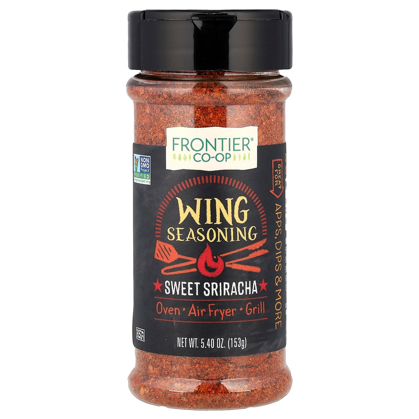 Frontier Co-op, Wing Seasoning, Sweet Sriracha, 5.4 oz (153 g)