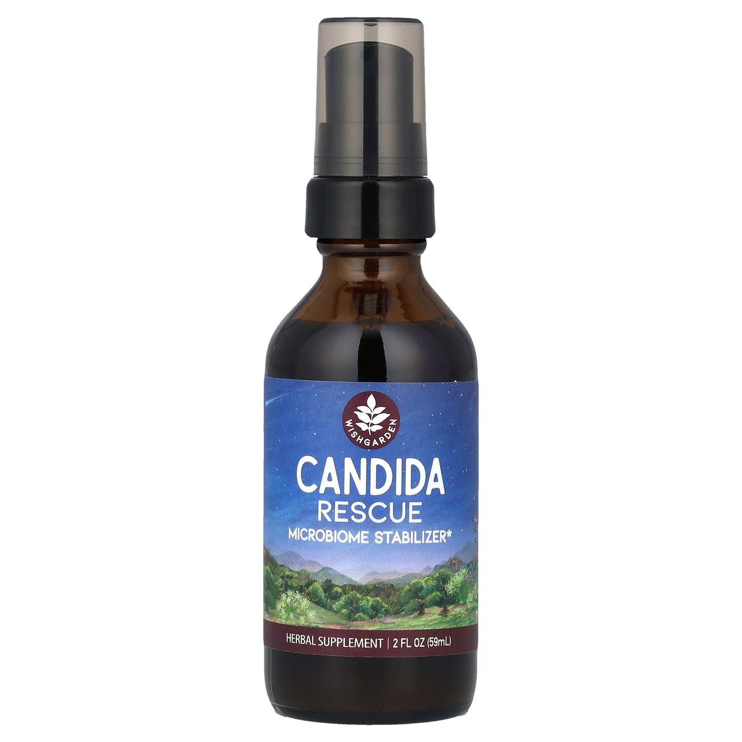 WishGarden Herbs, Candida Rescue, Microbiome Stabilizer, 2 fl oz (59 ml)