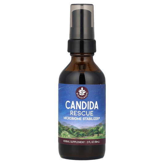 WishGarden Herbs, Candida Rescue, Microbiome Stabilizer, 2 fl oz (59 ml)