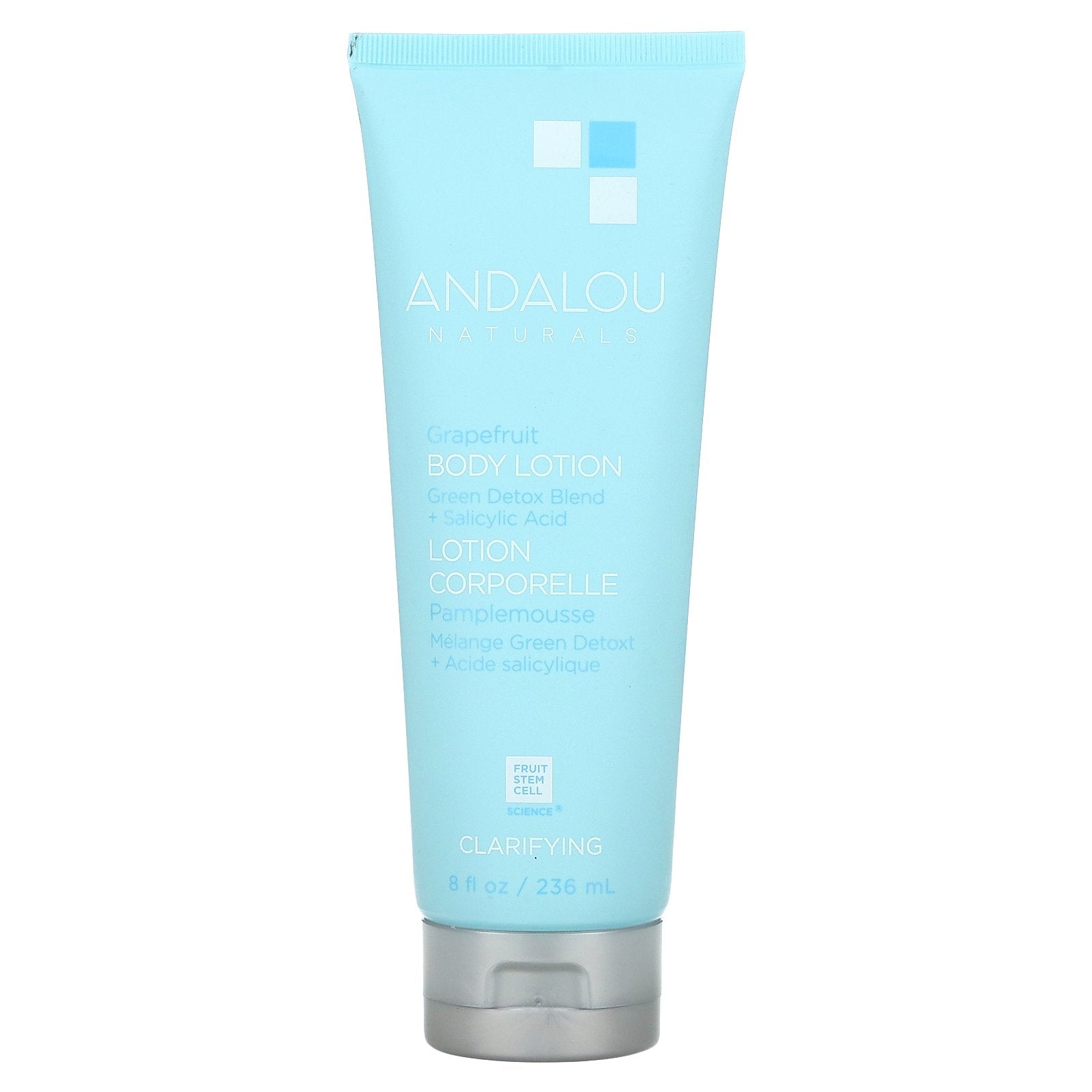 Andalou Naturals, Grapefruit Body Lotion, Clarifying, 8 fl oz (236 ml)