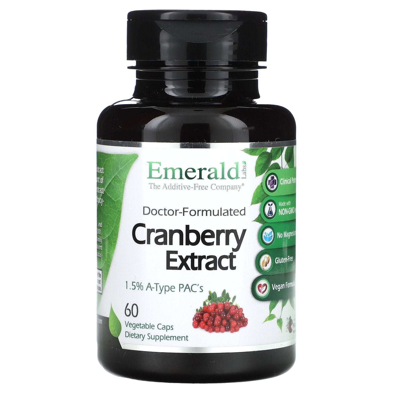 Emerald Laboratories, Cranberry Extract, 60 Vegetable Caps