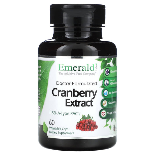 Emerald Laboratories, Cranberry Extract, 60 Vegetable Caps