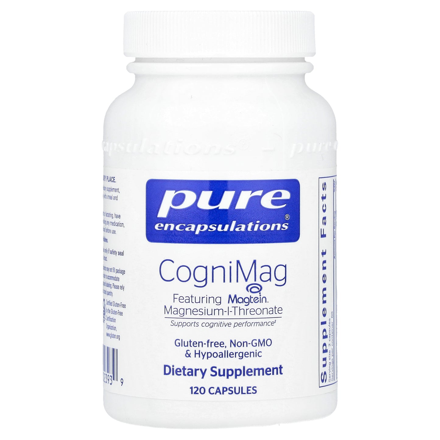 Pure Encapsulations, CogniMag, 120 Capsules