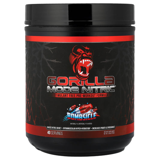 Gorilla Mind, Mode Nitric®, Stimulant Free Pre-Workout Formula, Bombsicle, 1.69 lb (768 g)