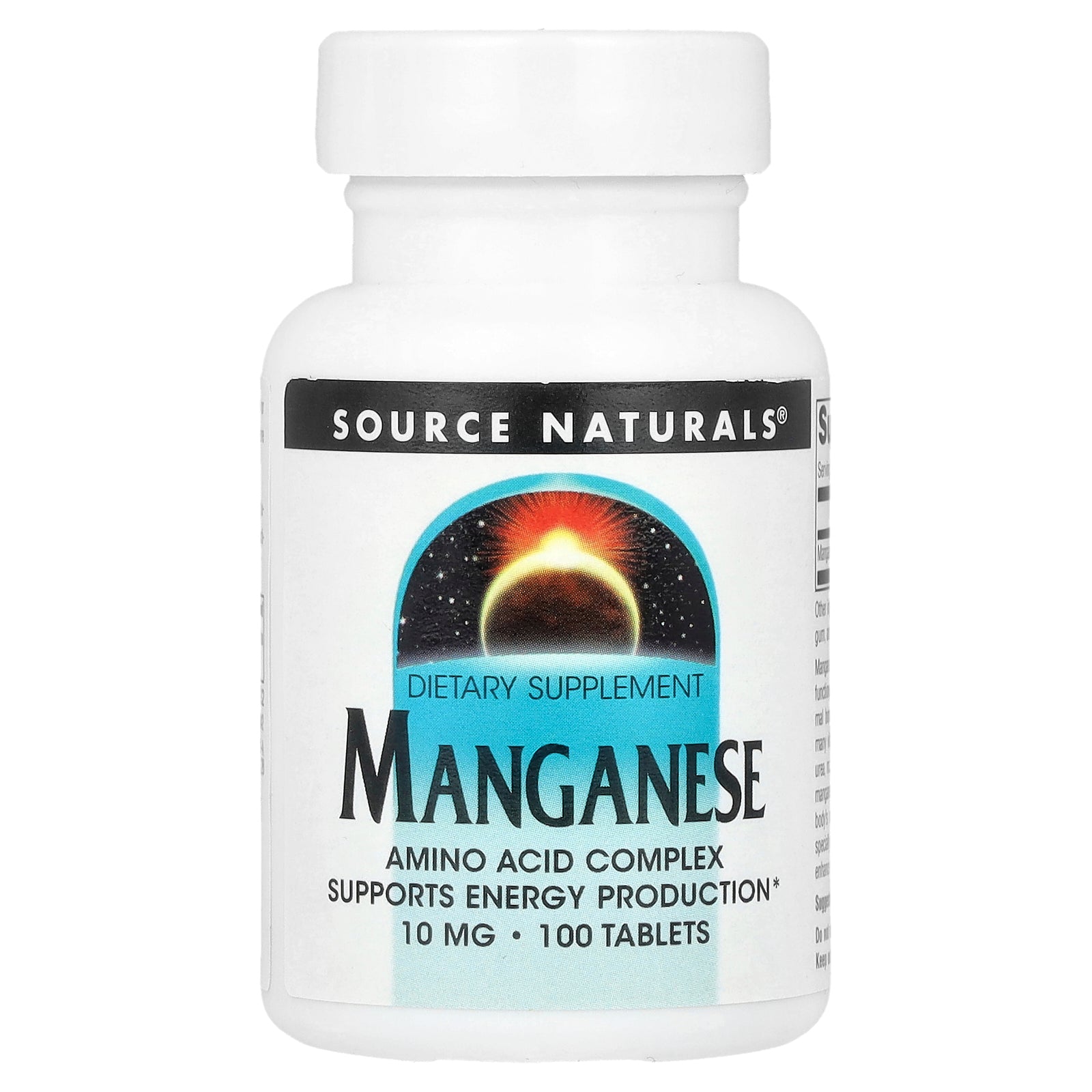 Source Naturals, Manganese , 10 mg, 100 Tablets