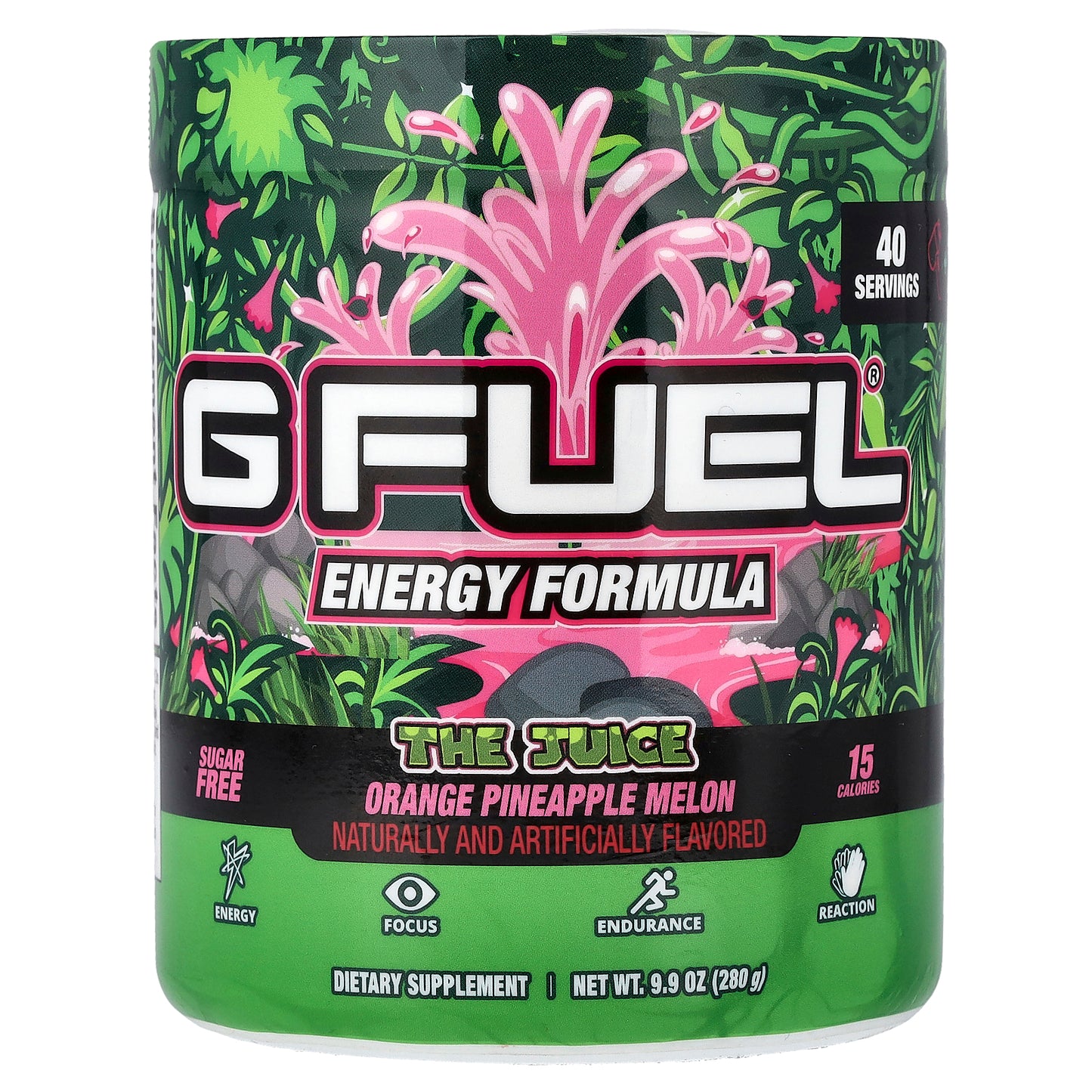 G FUEL, Energy Formula, The Juice, Orange Pineapple Melon, 9.9 oz (280 g)