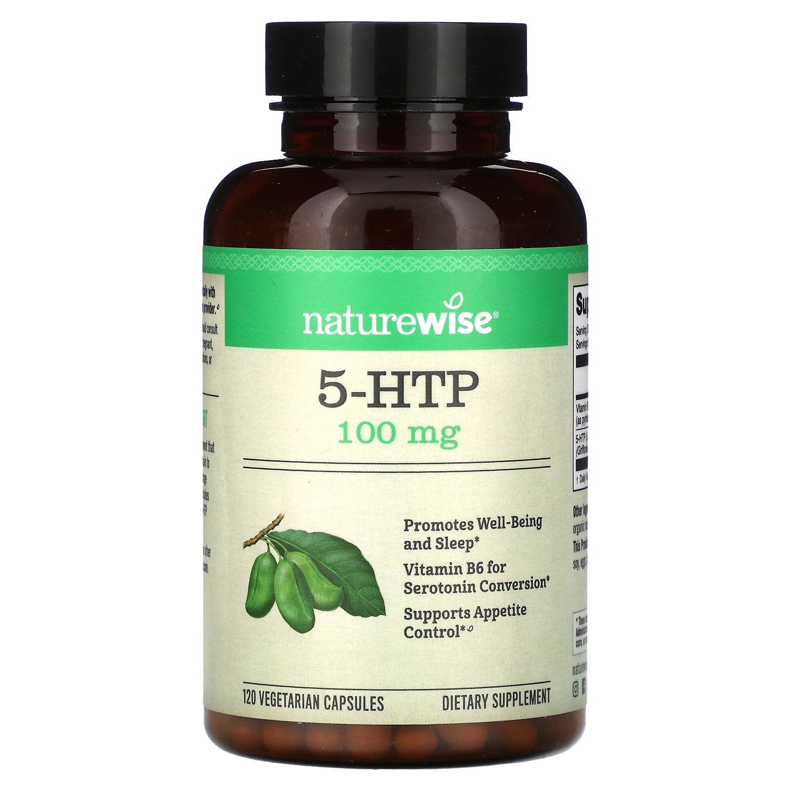 NatureWise, 5-HTP, 120 Vegetarian Capsules