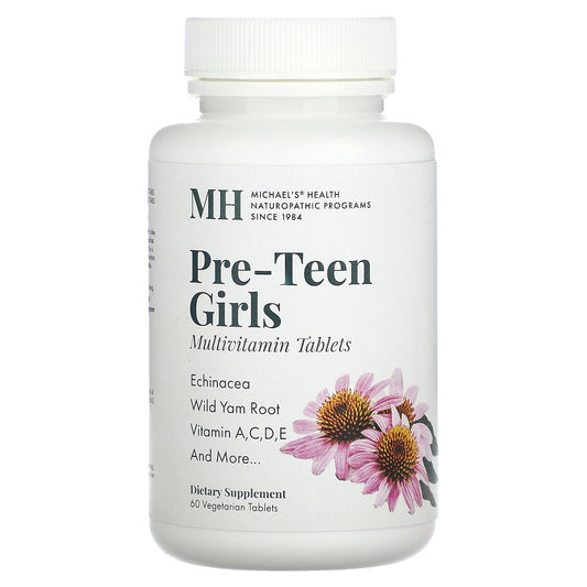 Michael's Health, Pre-Teen Girls Multivitamin, 60 Vegetarian Tablets