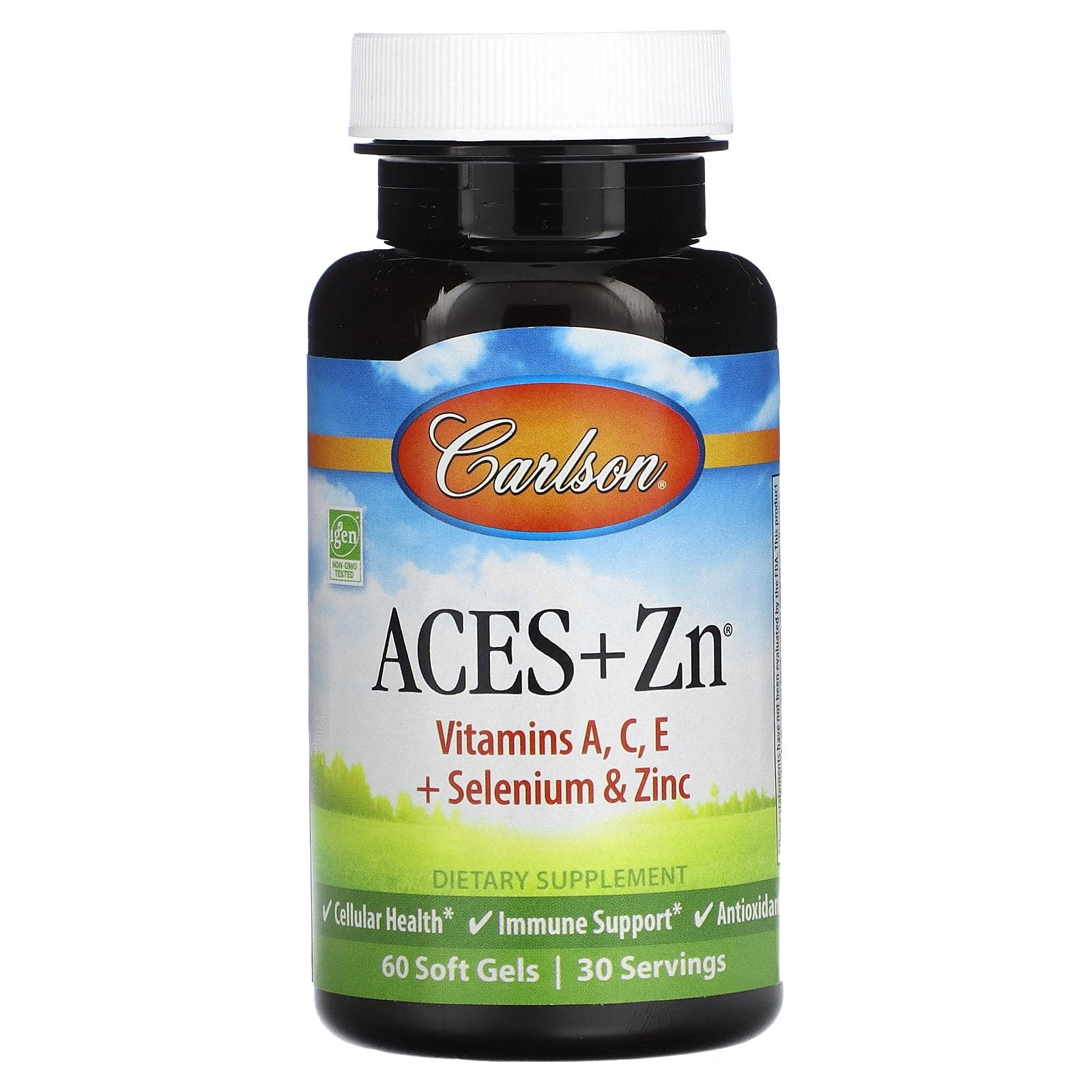 Carlson, Aces + Zn, 60 Softgels