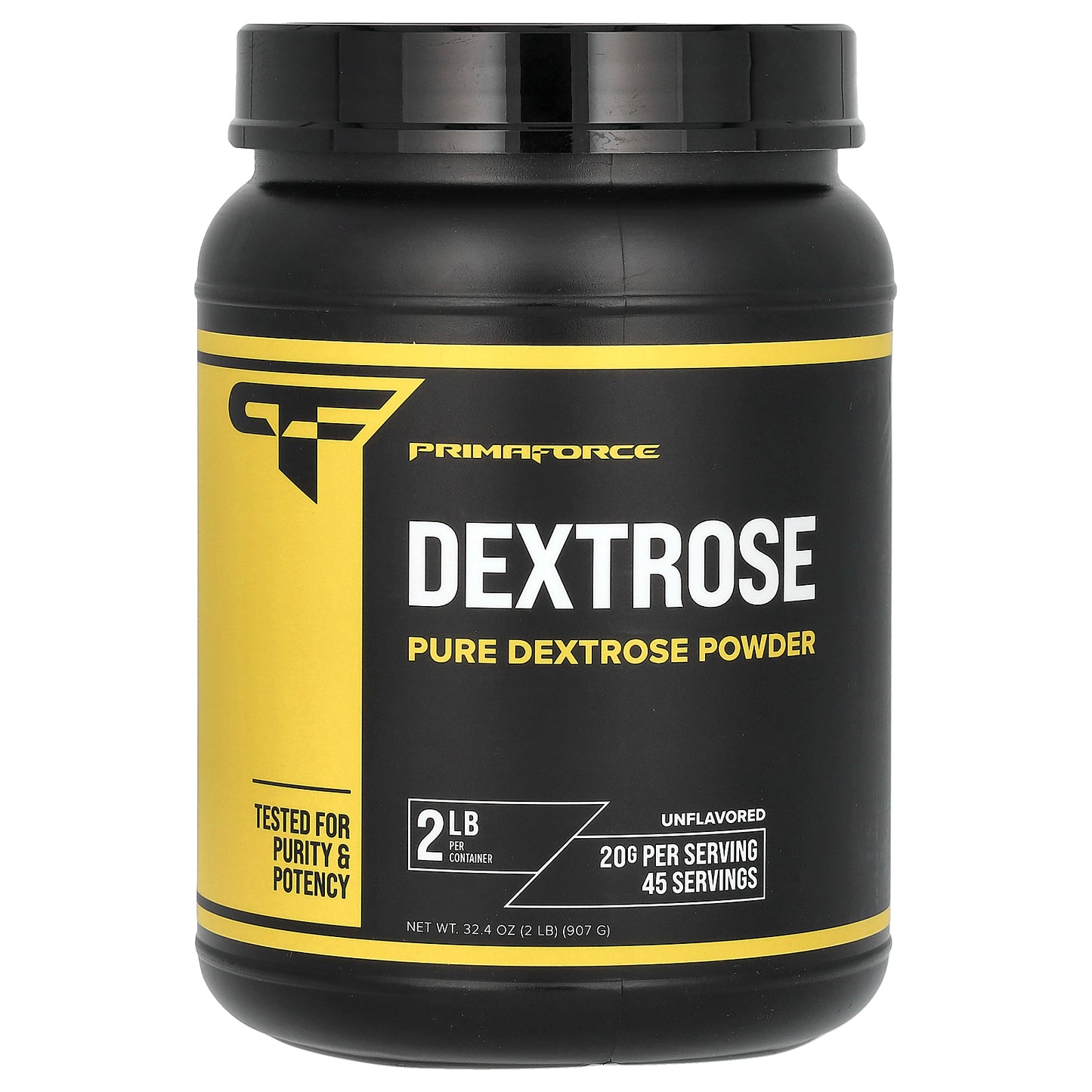 Primaforce, Pure Dextrose, Unflavored, 2 lb (907 g)