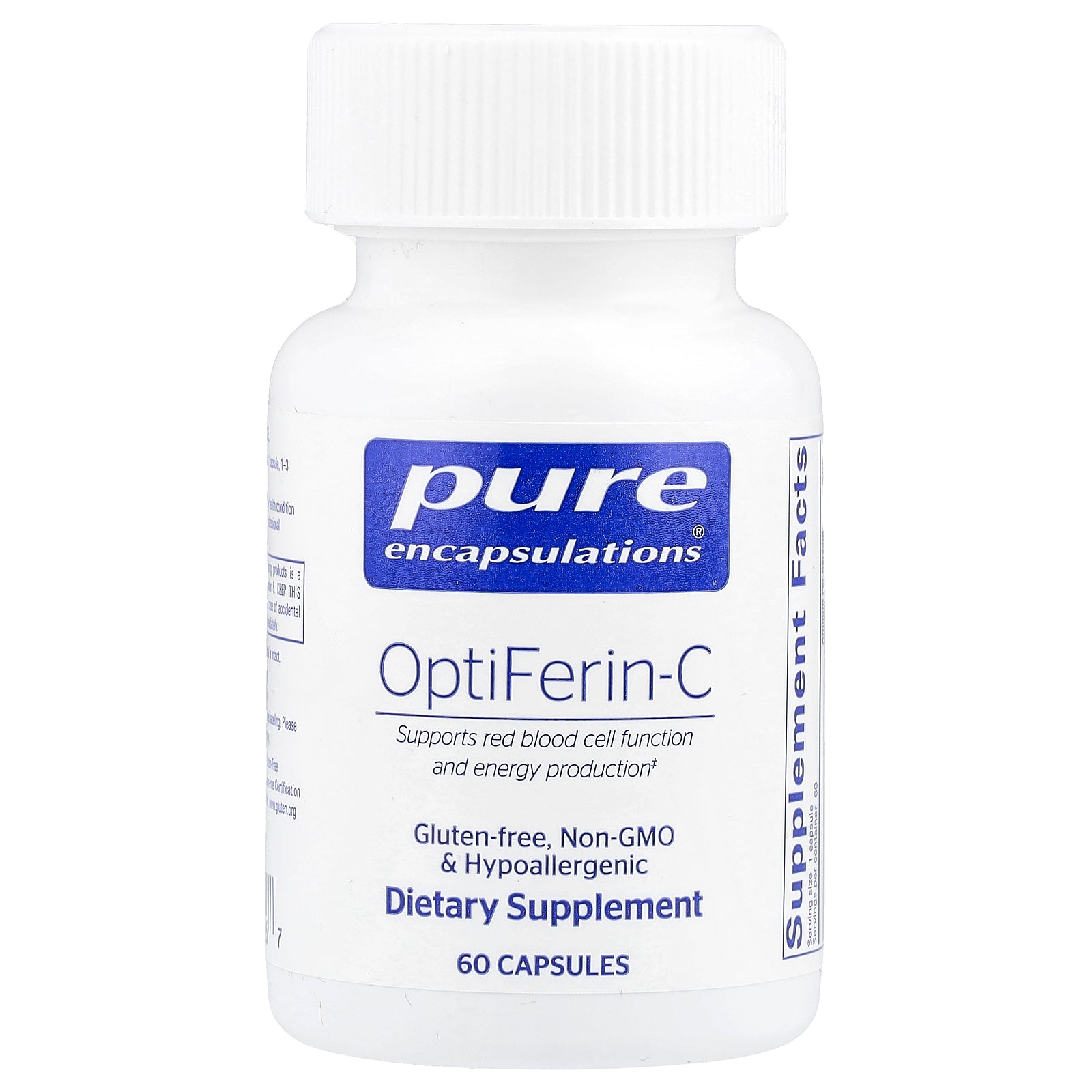 Pure Encapsulations, OptiFerin-C, 60 Capsules