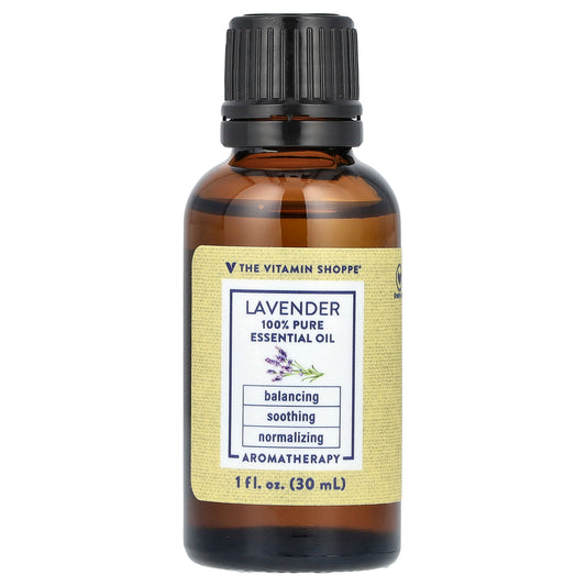 The Vitamin Shoppe, 100% Pure Essential Oil, Lavender, 1 fl oz (30 ml)