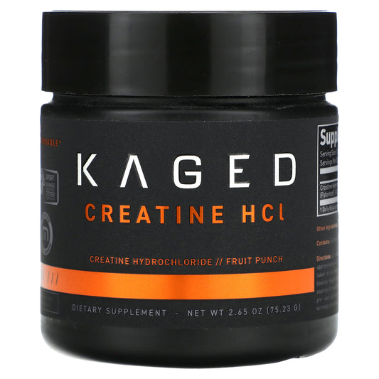 Kaged, Creatine HCl, Fruit Punch, 2.65 oz (75.23 g)