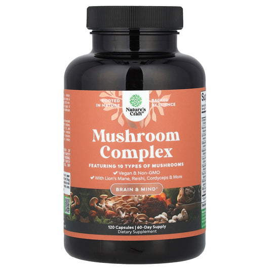 Nature's Craft, Mushroom Complex, 120 Capsules