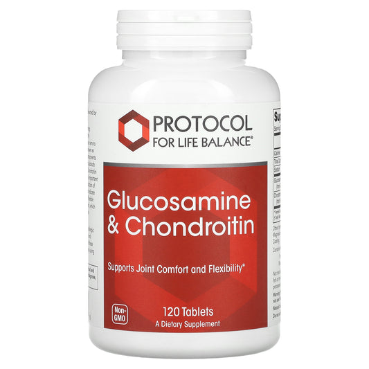 Protocol for Life Balance, Glucosamine & Chondroitin, 120 Tablets