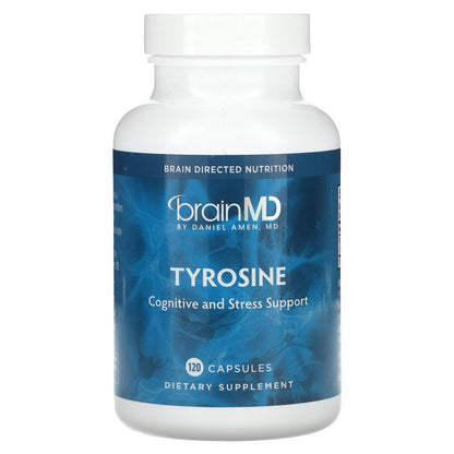 BrainMD, Tyrosine, 120 Capsules (500 mg per Capsule)
