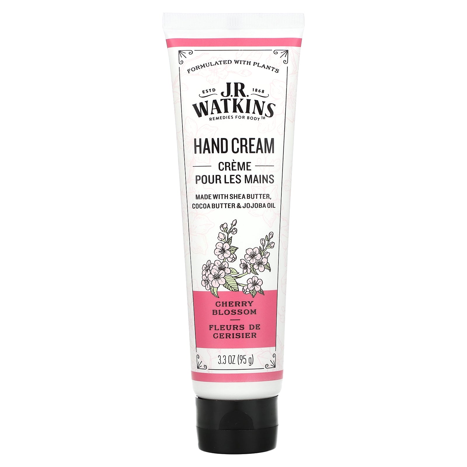 J R Watkins, Hand Cream, Cherry Blossom, 3.3 oz (95 g)