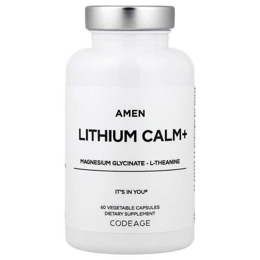 Codeage, Amen Lithium Calm+, 60 Vegetable Capsules