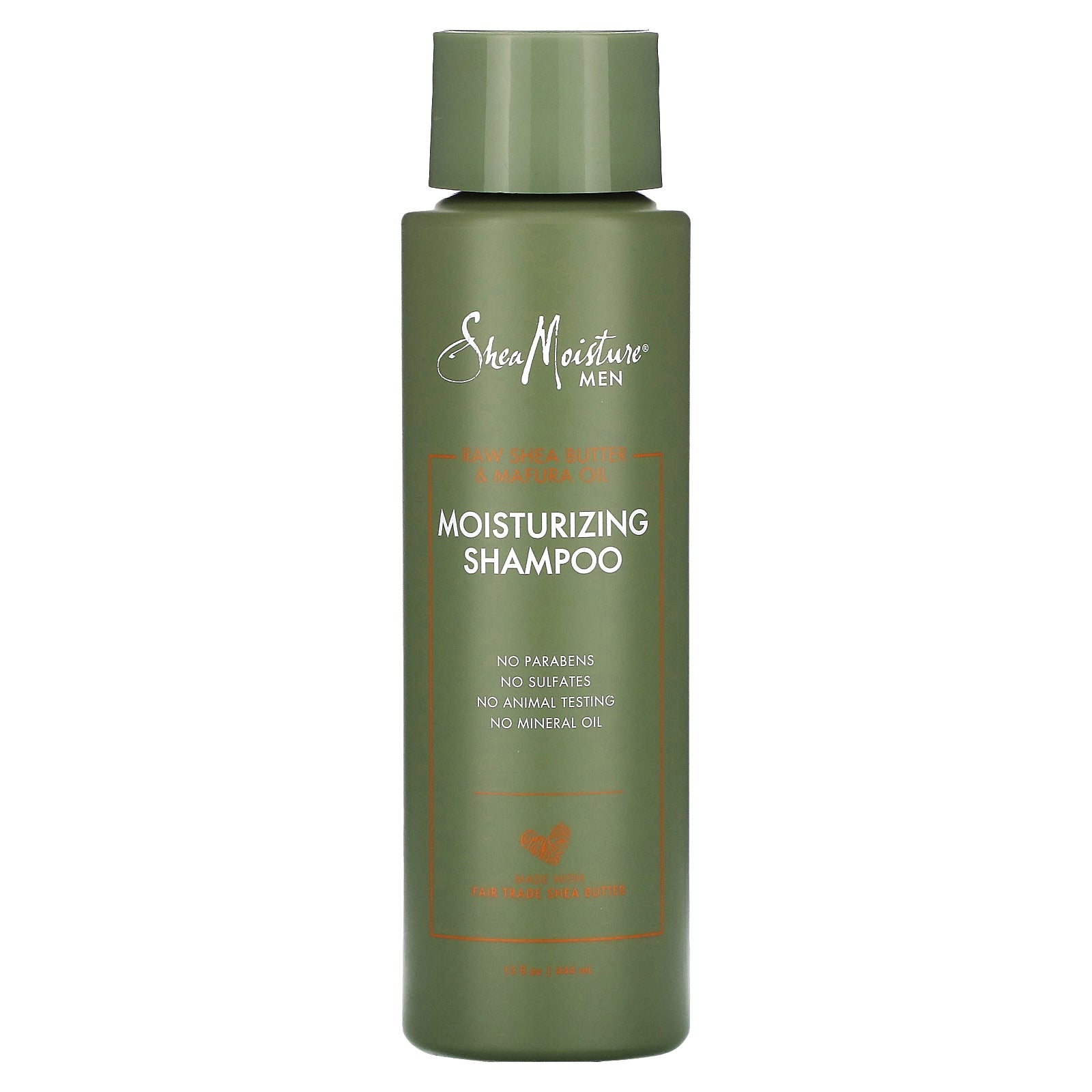 SheaMoisture, Men, Moisturizing Shampoo, Raw Shea Butter & Mafura Oil, 15.8 oz (444 ml)