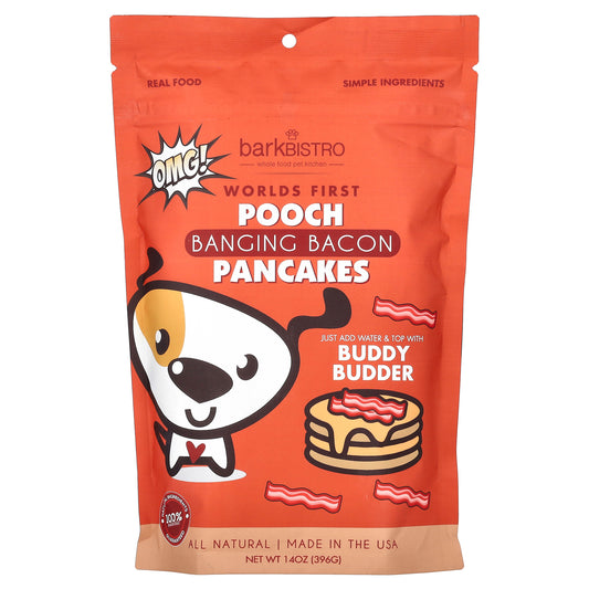 Bark Bistro, Worlds First Pooch Pancakes, Banging Bacon, 14 oz (396 g)