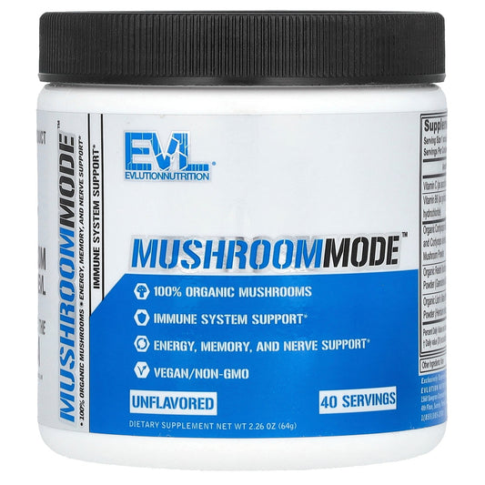 EVLution Nutrition, MushroomMode, Unflavored, 2.26 oz (64 g)