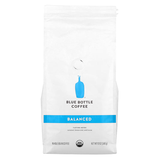 Blue Bottle Coffee, Coffee, Whole Bean, Balanced, 12 oz (340 g)