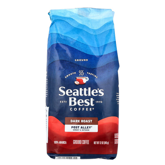 Seattle's Best Coffee, Post Alley®, Coffee, Ground, Dark Roast, 12 oz (340 g)