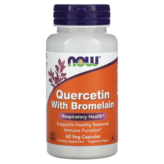 NOW Foods, Quercetin With Bromelain, 60 Veg Capsules