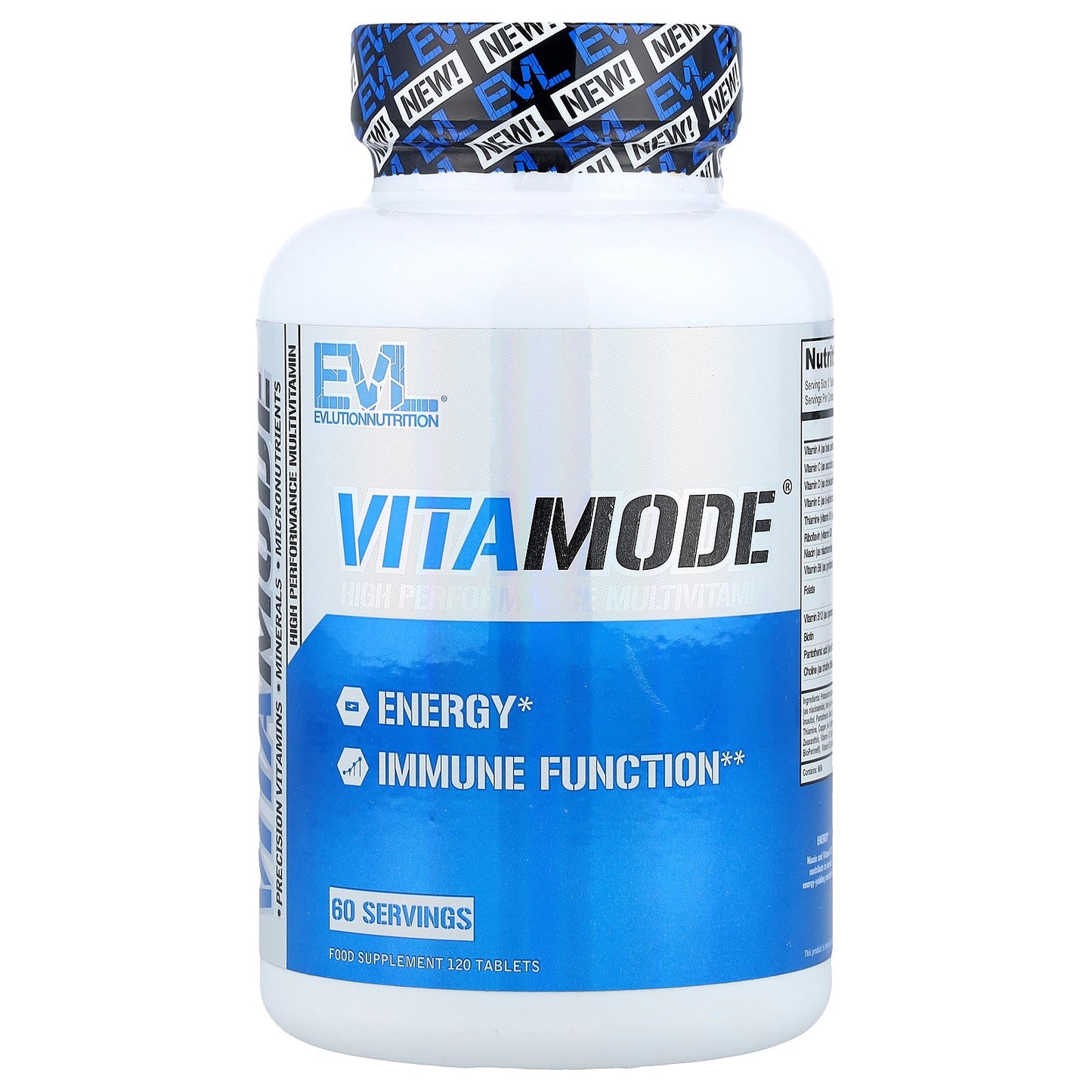 EVLution Nutrition, VitaMode®, High Performance Multivitamin, 120 Tablets