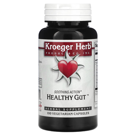 Kroeger Herb Co, Healthy Gut, 100 Vegetarian Capsules