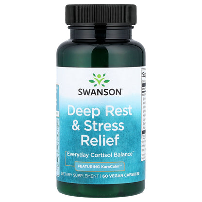 Swanson, Deep Rest & Stress Relief, 60 Vegan Capsules
