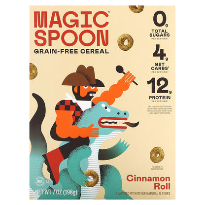 Magic Spoon, Grain-Free Cereal, Cinnamon Roll, 7 oz (198 g)