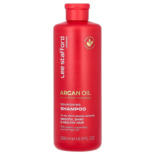 Lee Stafford, Argan Oil Nourishing Shampoo, For Dry, Dull & Naturally Coarse Hair, 16.9 fl oz (500 ml)