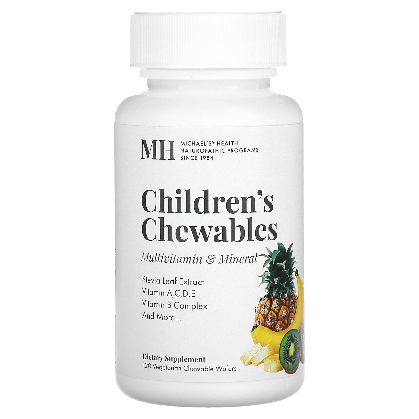 Michael's Health, Children's Chewables, Multivitamin & Mineral, Natural Fruit Punch, 120 Vegetarian Chewable Wafers