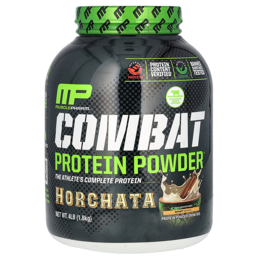 MusclePharm, Combat Protein Powder, Horchata, 4 lb (1.8 kg)