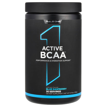 Rule One Proteins, Active BCAA, Blue Raspberry, 13.76 oz (390 g)